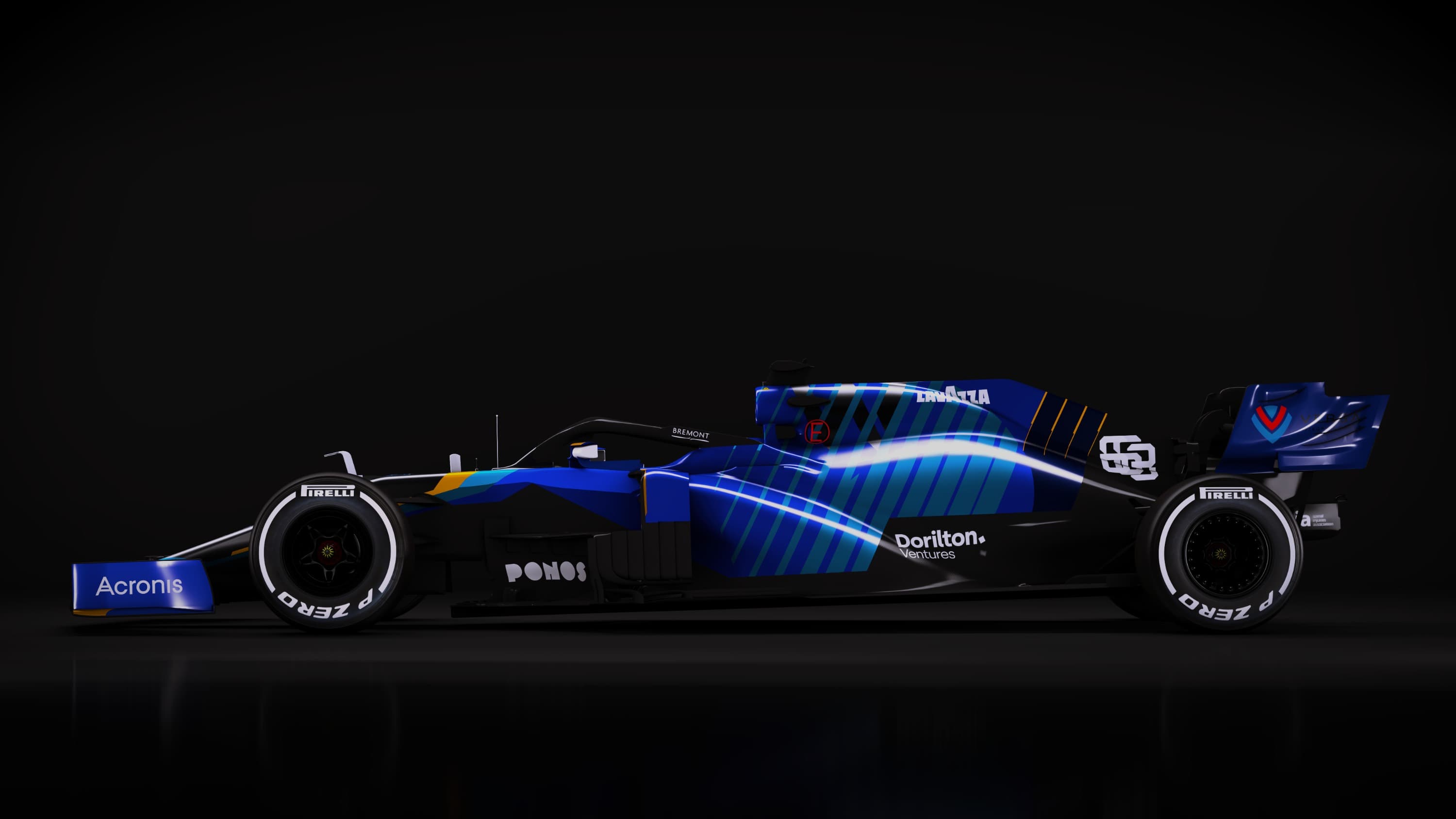 Photoreal CGI render of a Formula 1 car