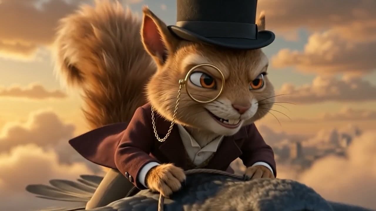 A squirrel in a top hat and monocle, one of the upper-class toffs of World of Mice